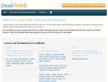 Tablet Screenshot of localhotels.com